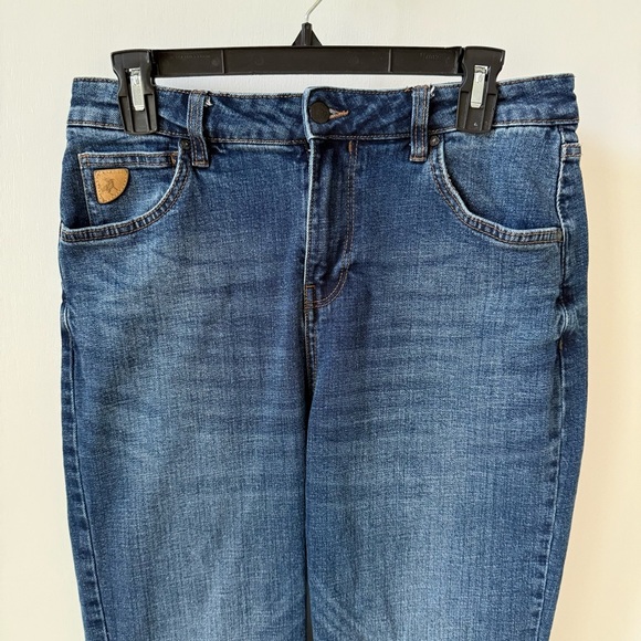 Lois Jeans Barrel Ivana High Rise Dark Wash Straight Leg - Picture 6 of 16